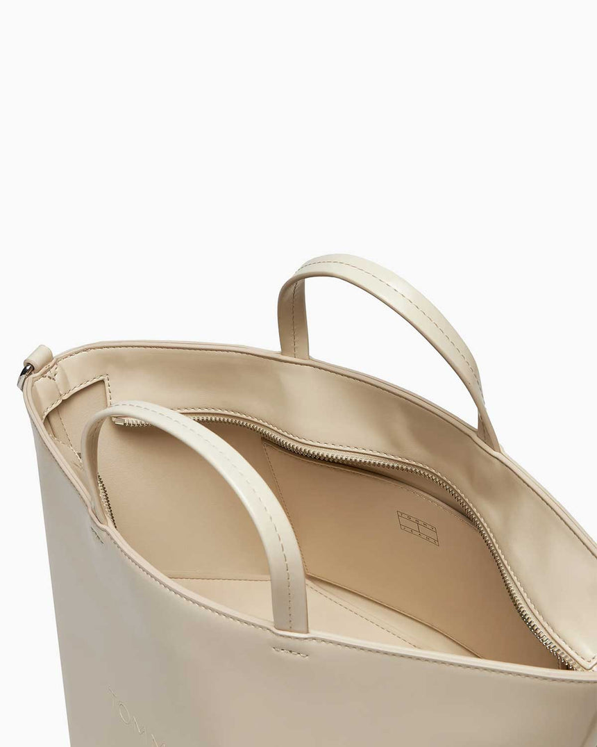 Tommy Hilfiger Ess Must Mini Tote Seasonal El Çantası Newsprint