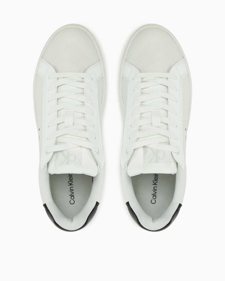 Calvin Klein Bold Flatform Lace Up Sneaker Bright White/Black