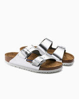 Birkenstock Arizona Nl Sfb Kadın Terlik Gümüş
