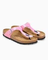 Birkenstock Gizeh Patent Parmak Arası Terlik Candy Pink/Black