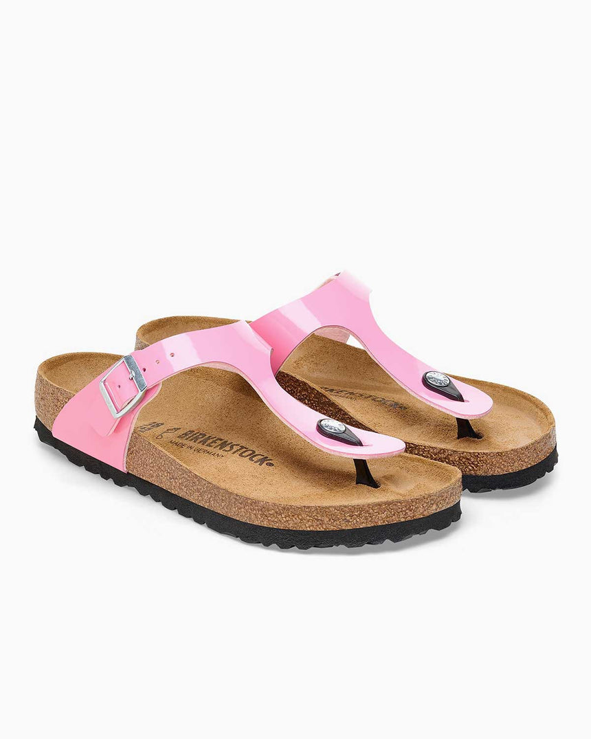 Birkenstock Gizeh Patent Parmak Arası Terlik Candy Pink/Black