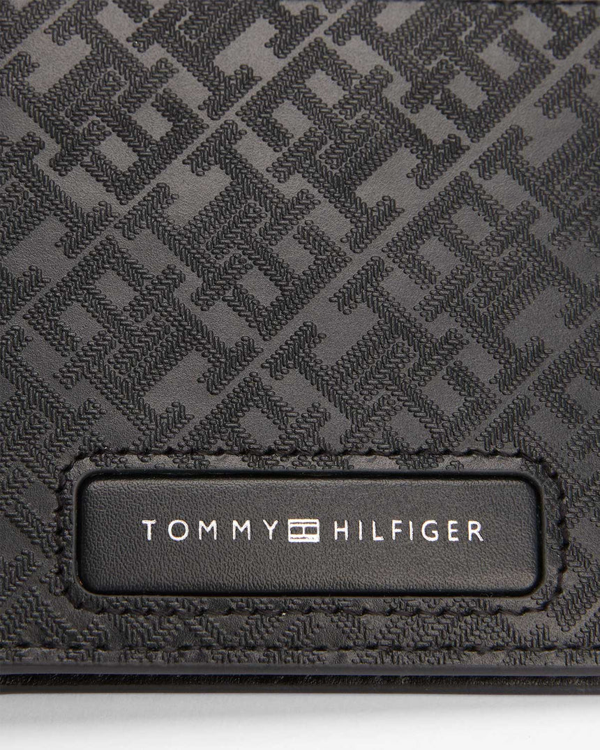 Tommy Hilfiger Th Monogram Bifold Cüzdan Black