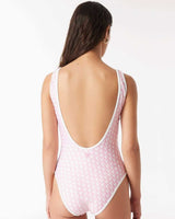 Guess One Piece Logolu Mayo Gj Double Layer Pink