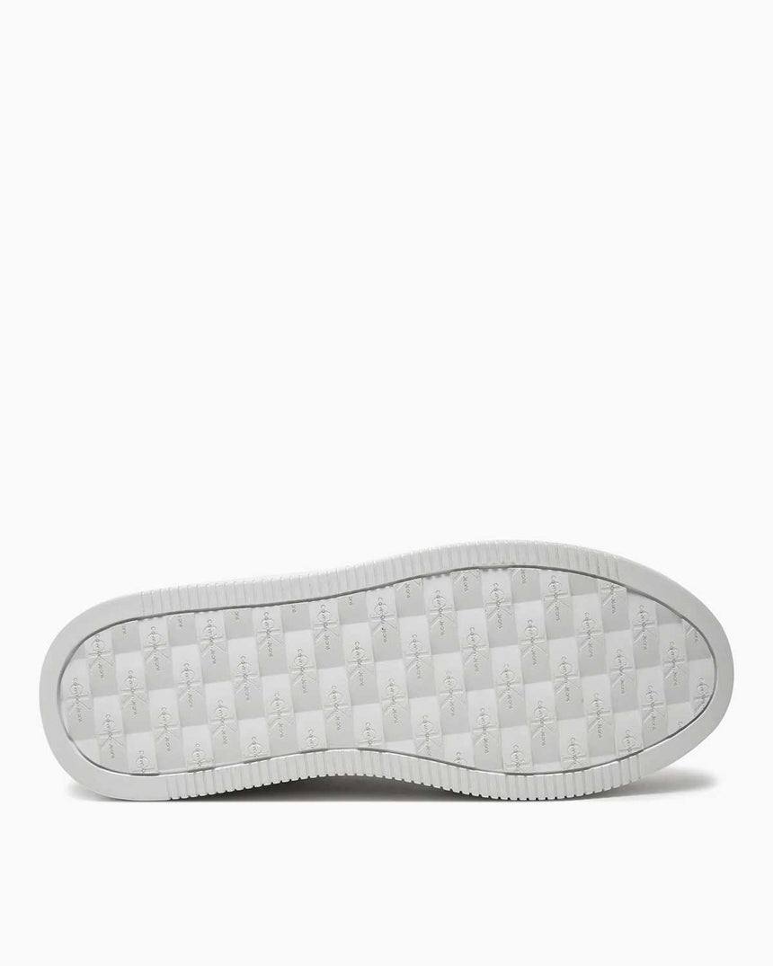 Calvin Klein Jeans Bold Platform Low Top Sneakers Triple Bright White