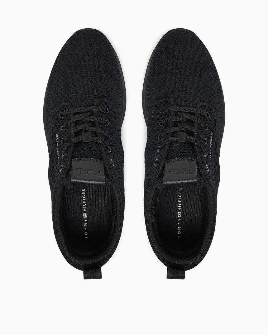 Tommy Hilfiger Newport 3D Premium Örgü Erkek Sneaker Black