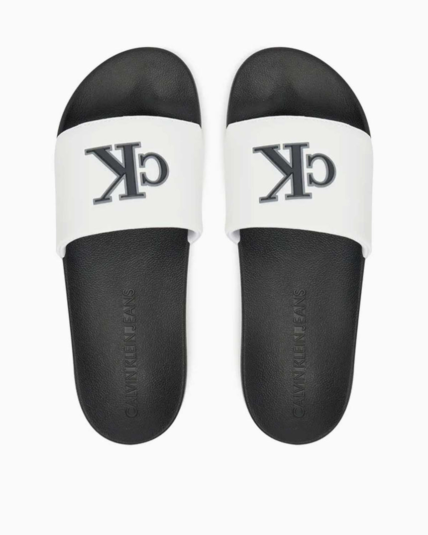 Calvin Klein Miami Erkek Terlik Bright White/Black
