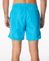 Guess Swimtrunk Bottoms Deniz Şortu Diamond Blue Embossed
