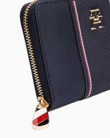 Tommy Hilfiger Poppy Medium Zip Around Wallet Cüzdan Space Blue Corp