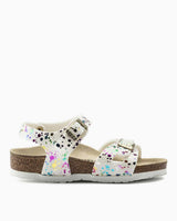Birkenstock Rio Kids MF Kız Çocuk Terliği Confetti White Pop