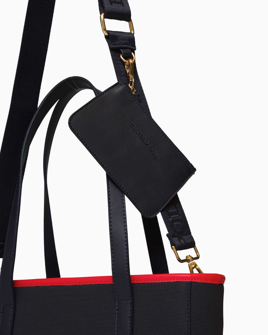 Us Polo Assn Ayarlanabilir Çapraz Askılı Çanta Lacivert - Kırmızı