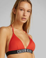 Calvin Klein Triangle Bikini Üstü Flaming Chili