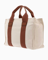 Guess Canvas Small Mini El Çantası Natural Cognac