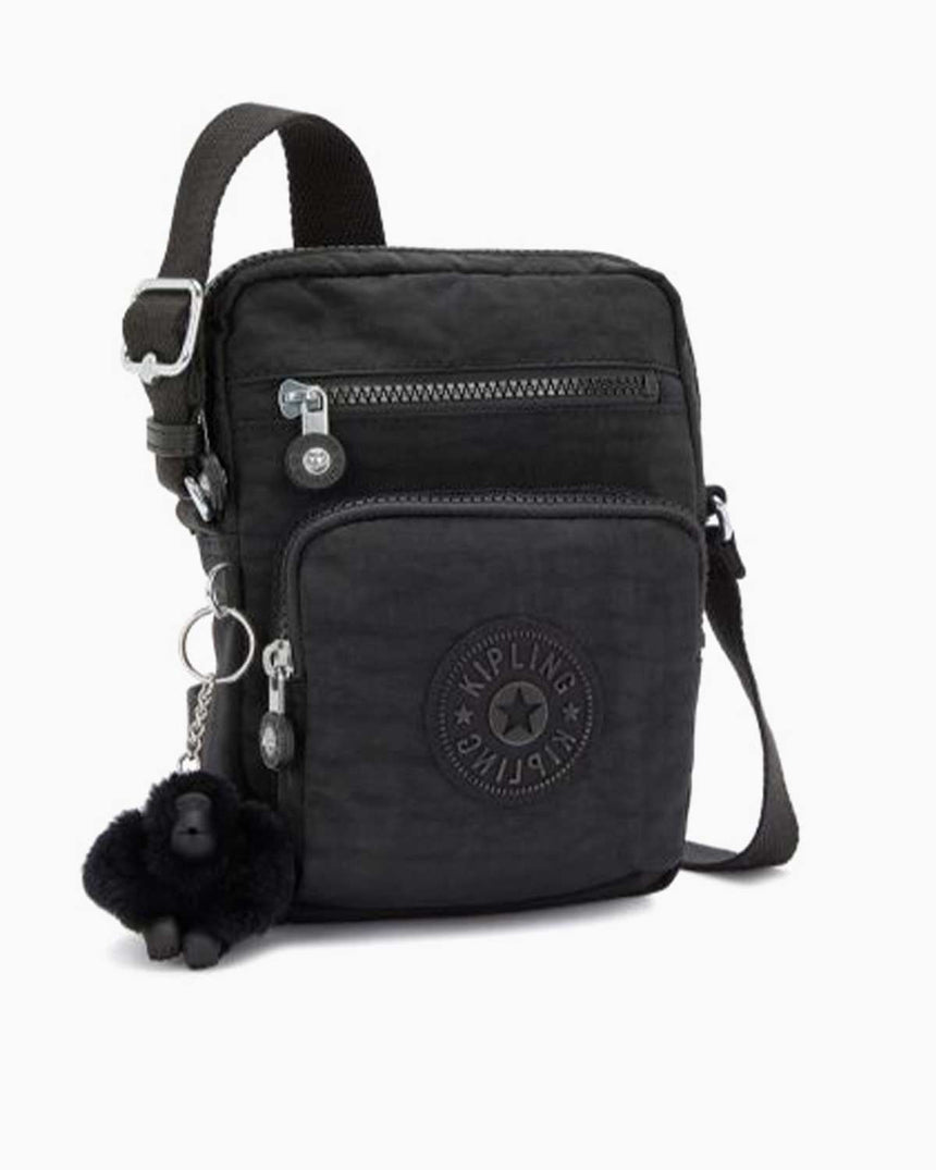 Kipling Gunne Ayarlanabilir Çapraz Askılı Çanta Black Noir