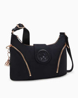 Kipling Sera M Charm Çapraz Askılı Çanta Black Rose