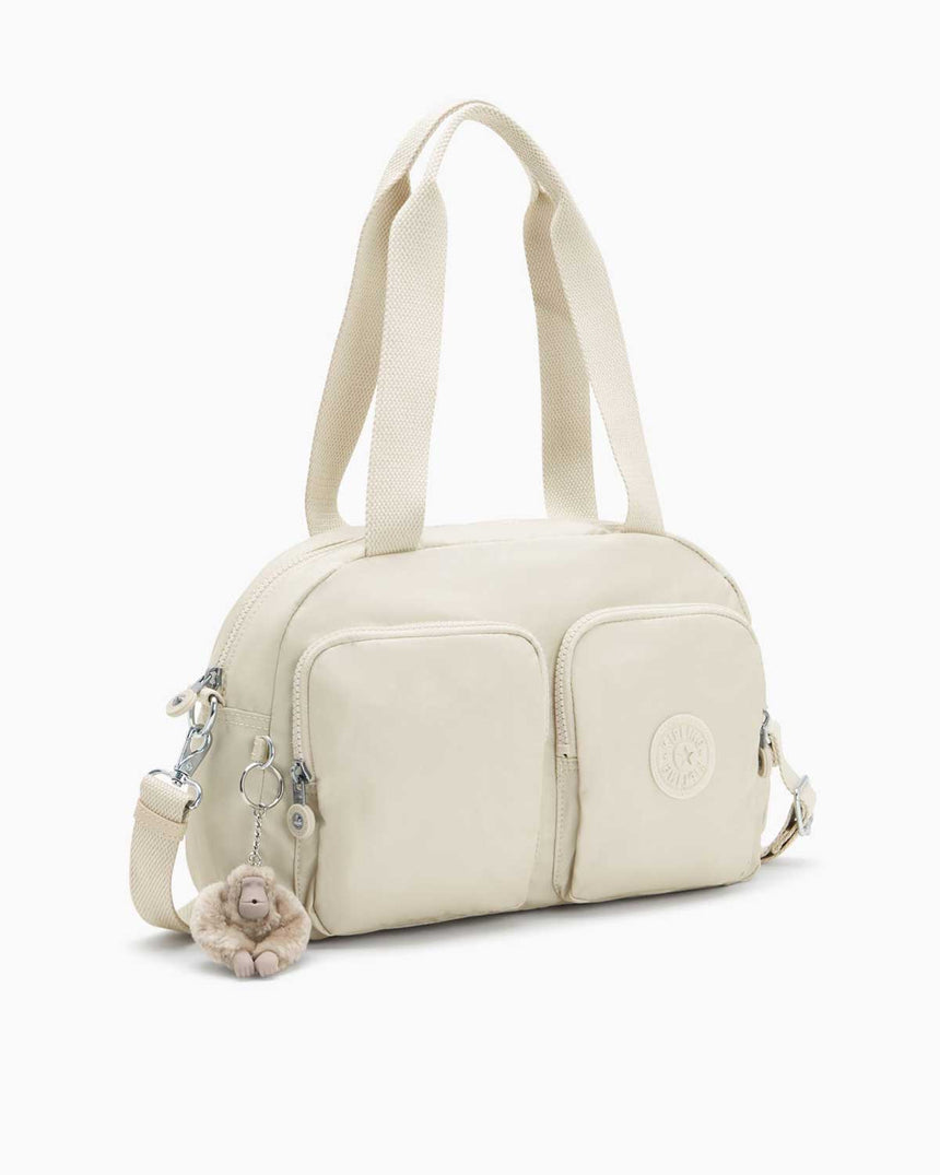 Kipling Cool Defea Omuz Çantası Beige Pearl