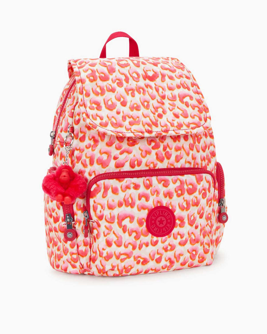 Kipling City Pack Zip Basic Sırt Çantası Latin Cheetah