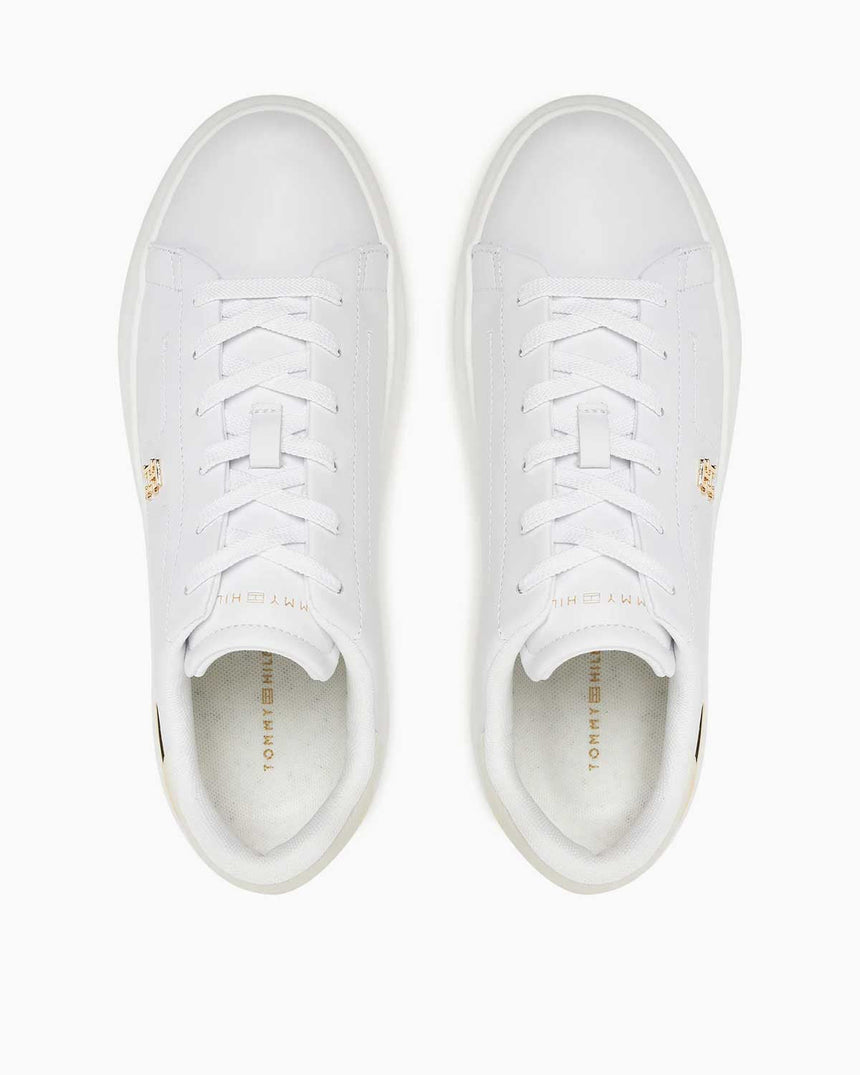 Tommy Hilfiger Estefania Yüksek Topuklu Kadın Şık Kort Sneaker White