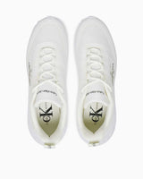 Calvin Klein Eva Runner Low Lace Mix Sneakers Triple Bright White