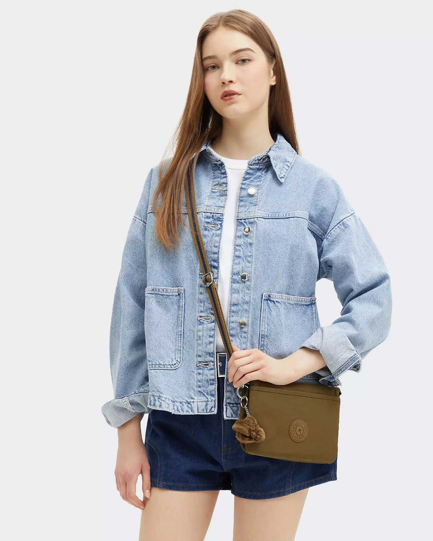 Kipling Riri Basic Çapraz Askılı Çanta Dry Laurel