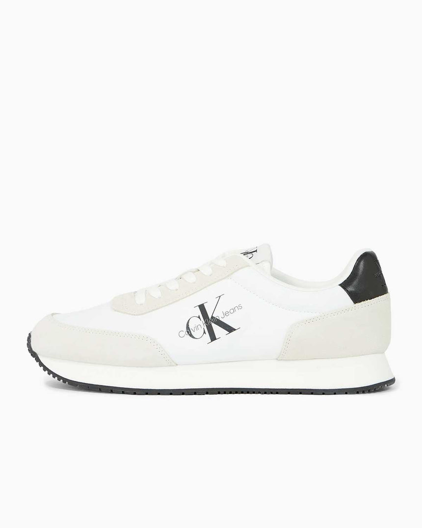 Calvin Klein Retro Runner Low Top Sneakers Bright White