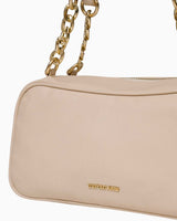 Us Polo Assn Zincir Detaylı Omuz Çantası Bej