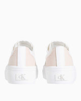 Calvin Klein Vulc Flatform Kalın Taban Sneaker Bright White/Creamy White