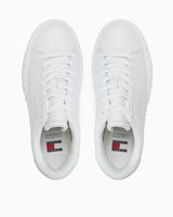 Tommy Hilfiger Leather Cupsole Low Top Sneakers White