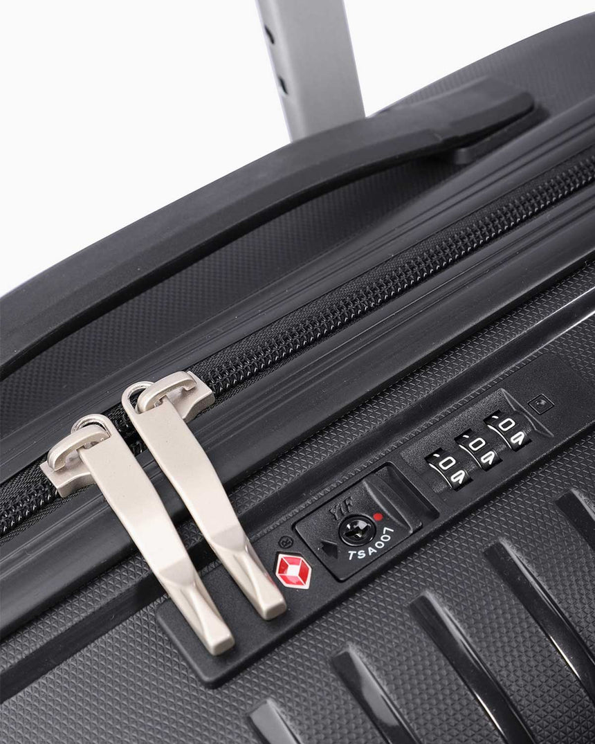 Pierre Cardin Trolley Kabin Boy Valiz Siyah