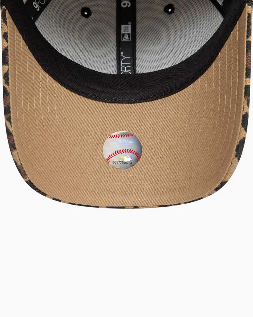 New Era 940 Leopard 9Forty NY Kadın Şapka Siyah