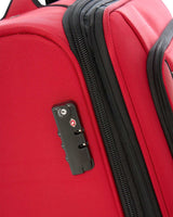 Us Polo Assn Büyük Boy Kumaş Valiz Kırmızı