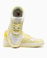 Tommy Hilfiger Retro Basket Tonal Logo Sneakers Lemon Zest