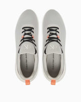 Calvin Klein Lausanne Örgü Erkek Koşucu Sneaker Moonstruck/Creamy White/Orange