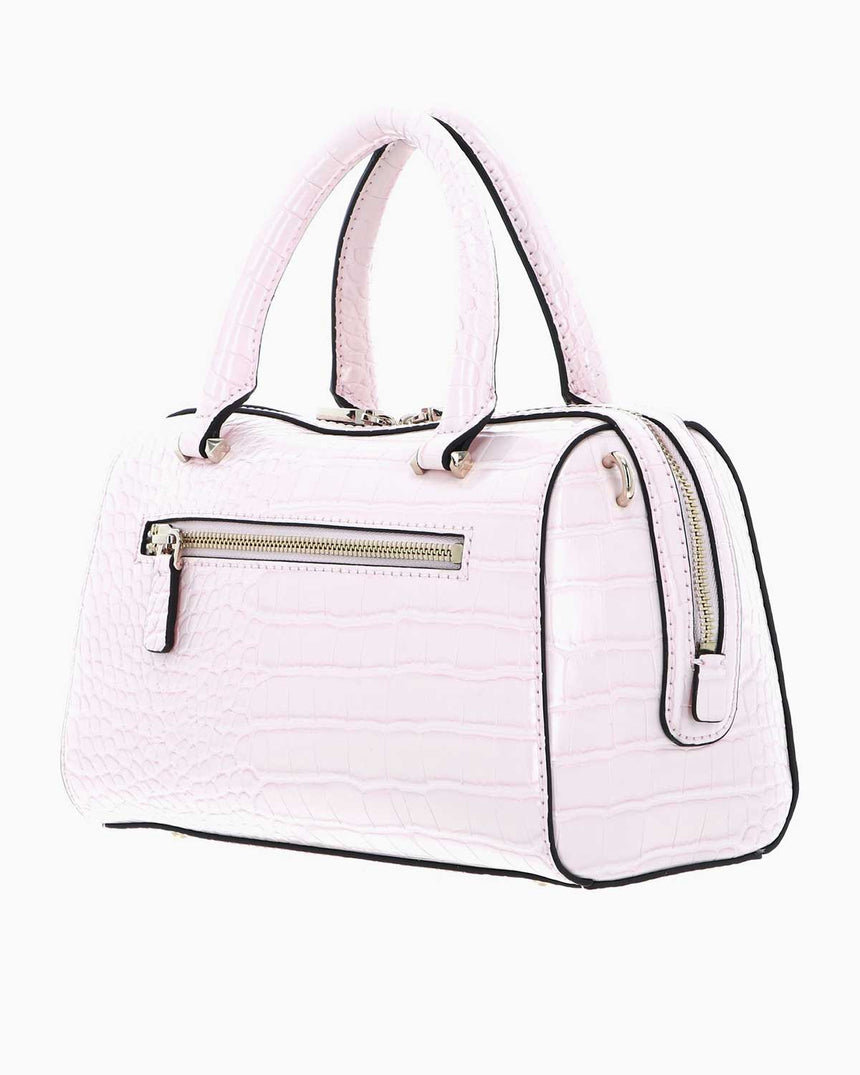 Guess Nelka Satchel El Çantası Pale Pink