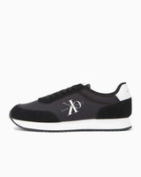 Calvin Klein Retro Runner Low Top Sneakers Black/Bright White