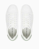 Calvin Klein Malmo Yama Detaylı Topuk Erkek Sneaker Bright White/Silt Green