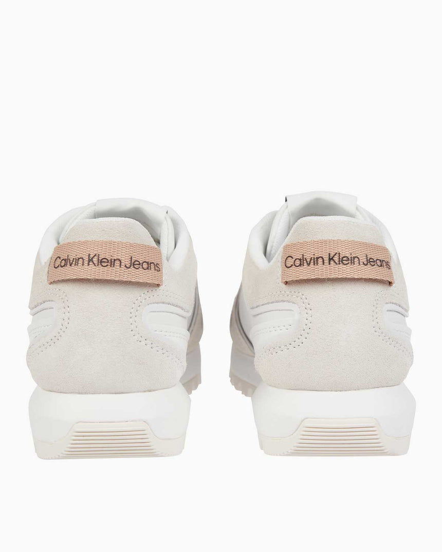 Calvin Klein Toothy Runner Kadın Sneaker White/Ancient White