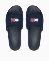 Tommy Hilfiger Aqua Pool Slide Erkek Terlik Dark Night Navy