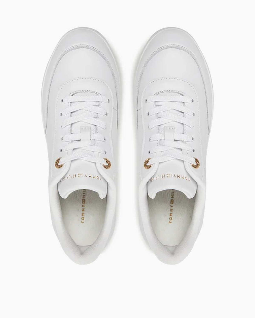 Tommy Hlifiger Carmen LX Şık Kort Kadın Sneaker White