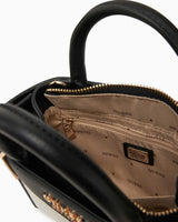 Guess Anadela Satchel Mini El Çantası Natural - Black