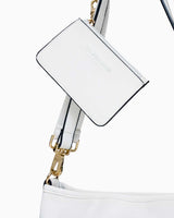 Us Polo Assn Mini Cüzdan Detaylı Omuz Çantası Beyaz