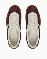 Tommy Hilfiger Heritage Logolu Sneaker Burgundy Velvet/Ecru