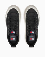 Tommy Hilfiger Vulc Flatform LC Mix Media Kadın Sneaker Black