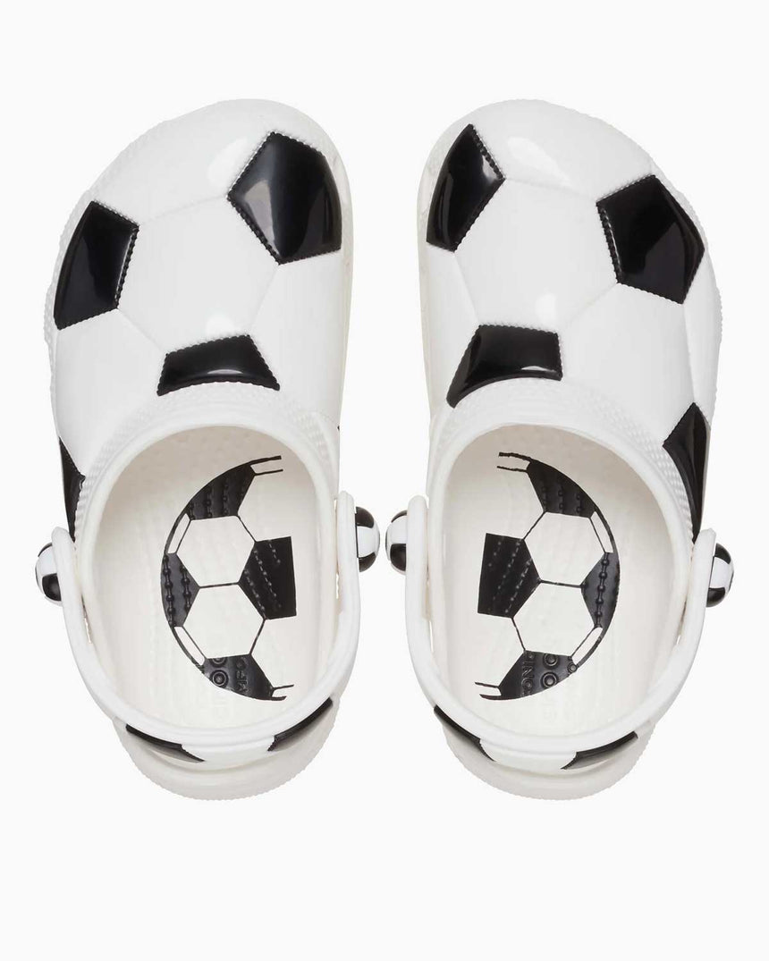 Crocs Classic Soccer Ball Clog Terlik White - Black