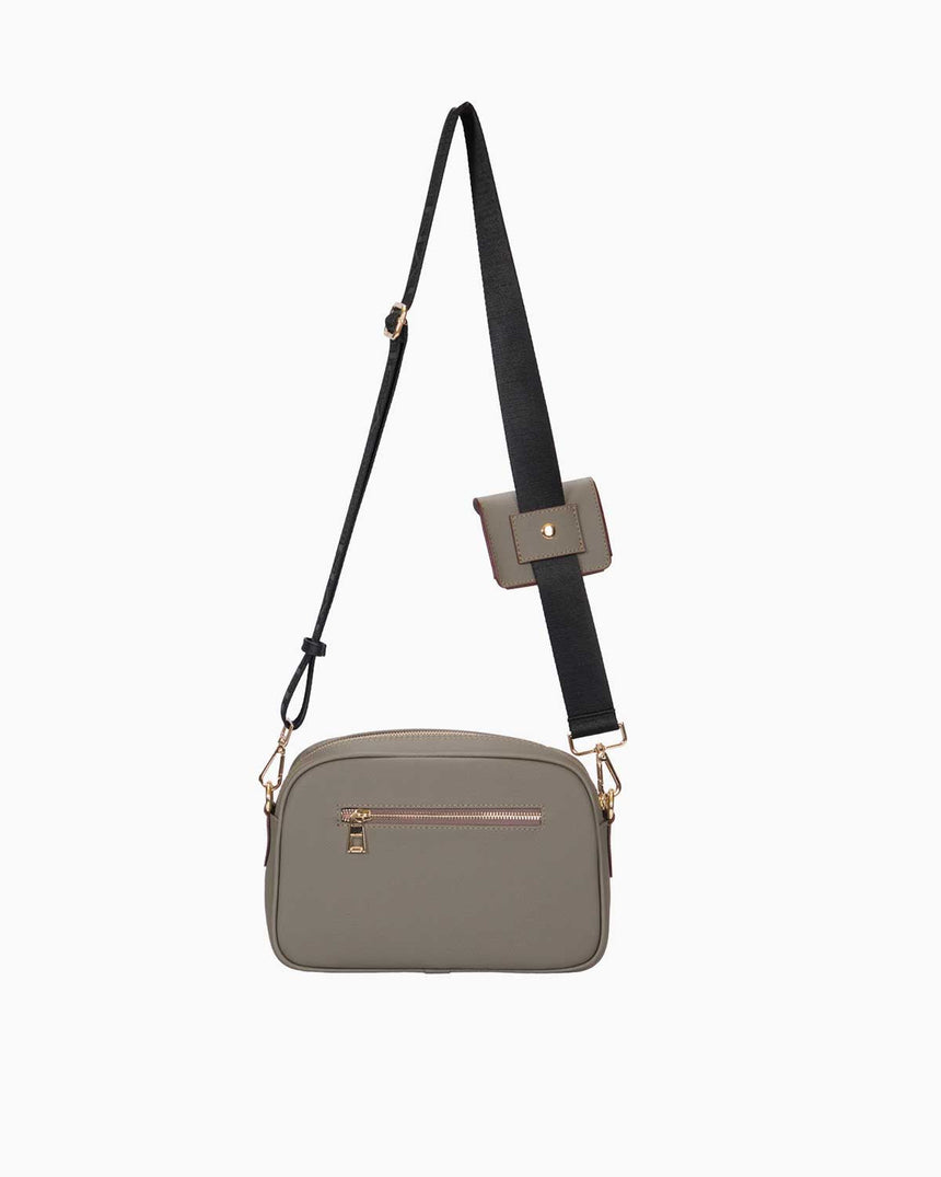 Nautica Mini Cüzdan Detaylı Çapraz Askılı Çanta Açık Haki