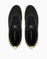 Calvin Klein Lausanne Çorap Detaylı Kadın Koşucu Sneaker Black/Pistachio/White Jade