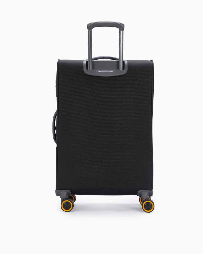 Pierre Cardin Orta Boy Kumaş Valiz Siyah