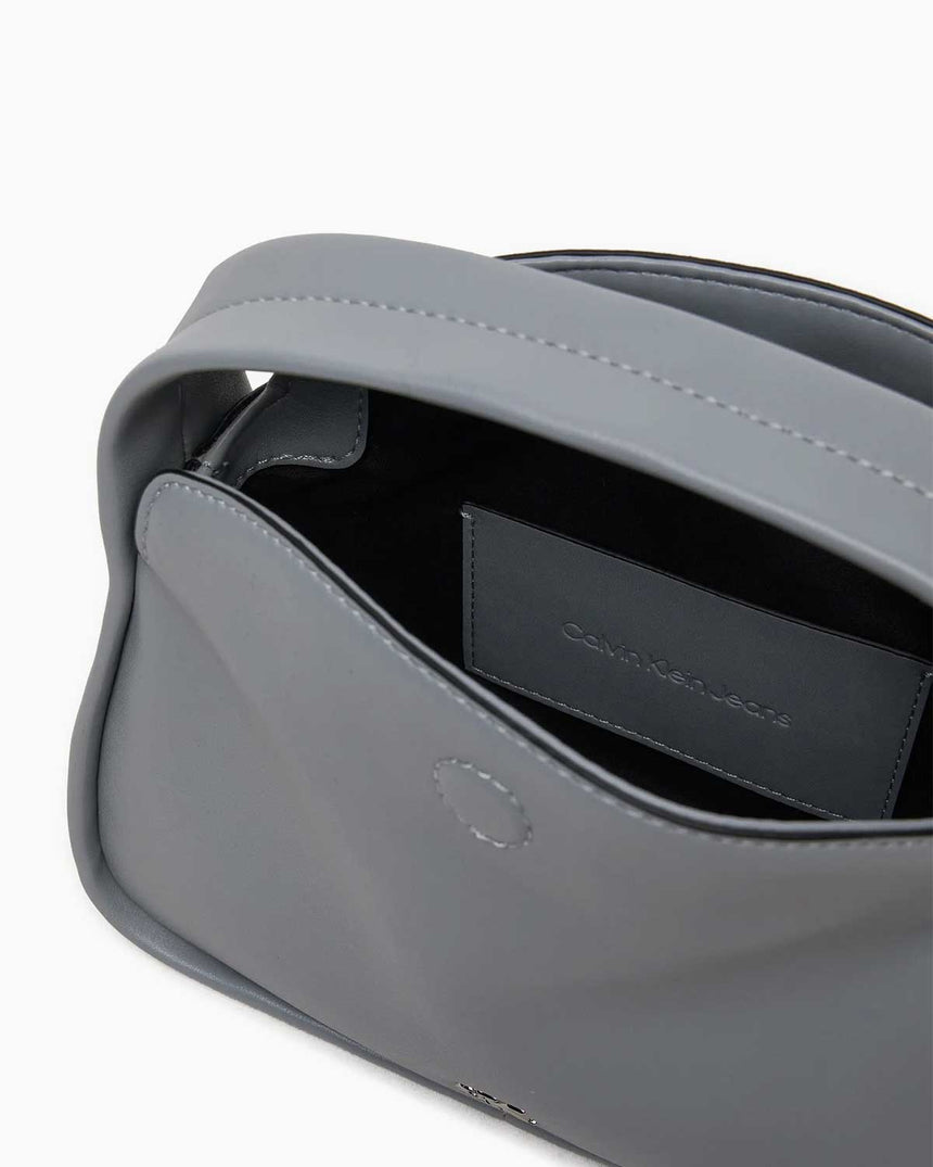 Calvin Klein Metal Mono Mini Logolu El Çantası Quarry