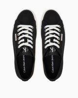 Calvin Klein Graz Flatform Logo Etiketli Kadın Pamuk Sneaker CK Black