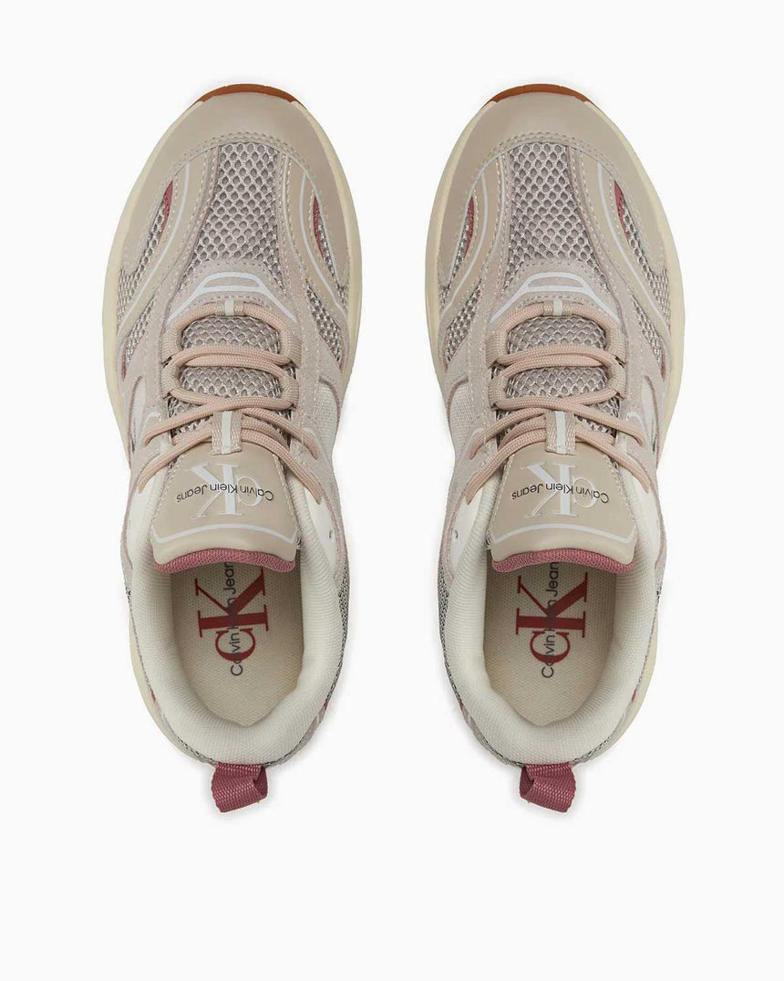 Calvin Klein Retro Tennis Runner Sneakers Creamy White/Eggshell/Ash Rose