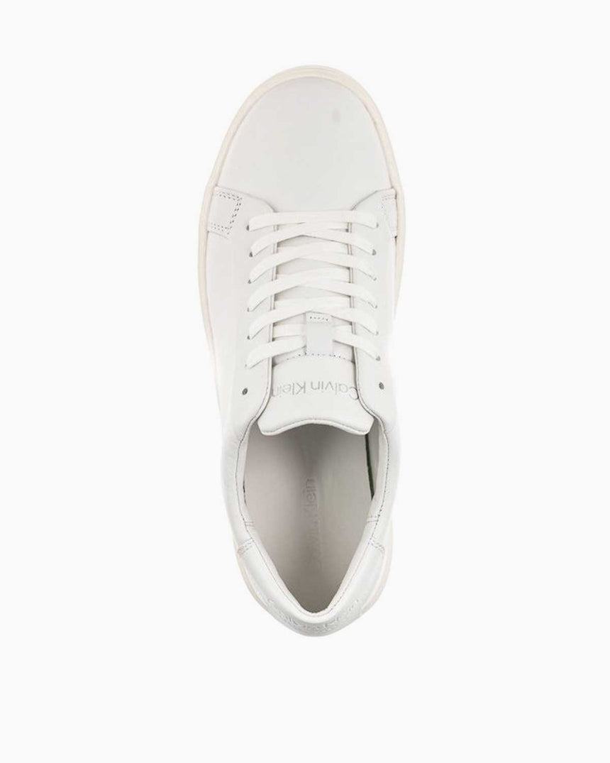 Calvin Klein Low Top Lace Up Cupsole Erkek Sneaker Triple White